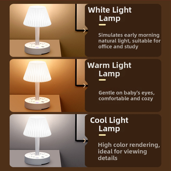 LED επιτραπέζιο λαμπτήρα προστασίας ματιών, πολυλειτουργικό, με USB φόρτιση και θύρα ασφαλιστικού κλειδώματος — 10A, 100-250V AC, 2500W, 3C πιστοποίηση