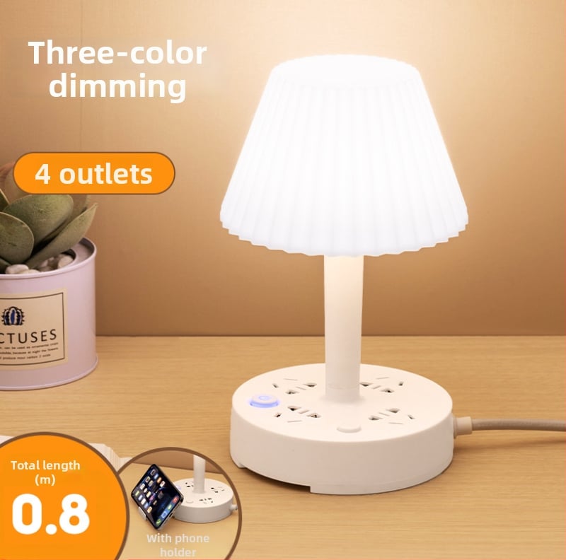 LED επιτραπέζιο λαμπτήρα προστασίας ματιών, πολυλειτουργικό, με USB φόρτιση και θύρα ασφαλιστικού κλειδώματος — 10A, 100-250V AC, 2500W, 3C πιστοποίηση