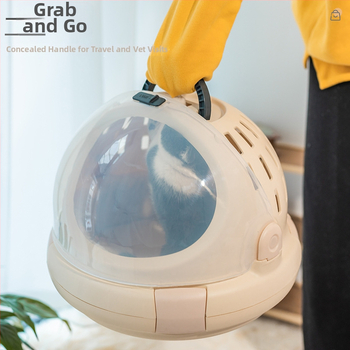 Lorda Τσάντα Μεταφοράς Κατοικίδιων σε Στυλ Διαστημικής Κάψουλας – Πλαστικό, Χωρητικότητα Έως 16 kg, Για Γάτες και Μικρά Σκυλιά, Προέλευση Zhejiang
