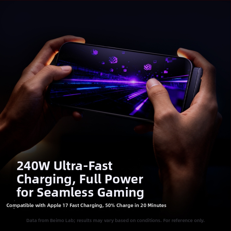 Beimo USB-C kábel rýchlonabíjania, 240W max, pletený, dvojitý konektor, PD kompatibilný