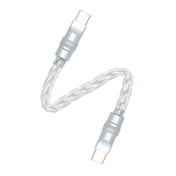 Καλώδιο δεδομένων με πλεγμένες οκτώ ίνες, επιχρυσωμένο με ασήμι σε μονοκρύσταλλο χαλκό — γρήγορη φόρτιση, συμβατό με iPhone16, Mate70, tablets και φορητούς υπολογιστές