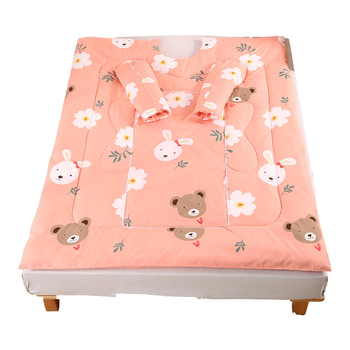 Възглавнично одеяло – удебелено, топло, мултифункционално и сгъваемо; полиестерна външна тъкан и пълнеж, диван стил, детска защита срещу ритници