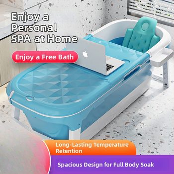 Kokkupandav vann täiskasvanutele, koduseks kasutamiseks, plastikust konstruktsioon, kogu keha aurutamine, istu- või lama-kujundus (Materjal: Plastik; Eesmärk: täiskasvanud; Koduses kasutuses; Kokkupandav)