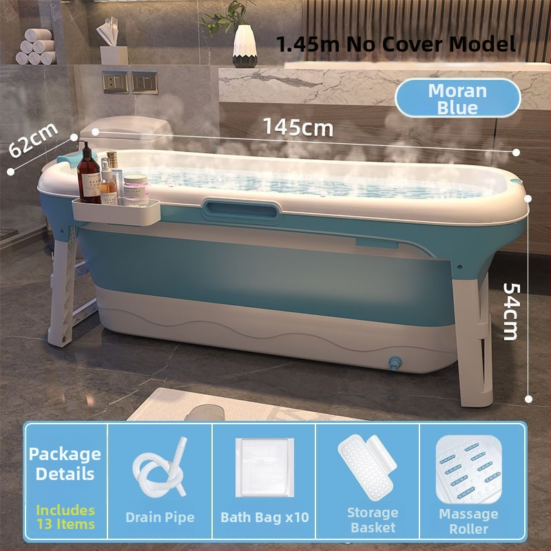 Kokkupandav vann täiskasvanutele, koduseks kasutamiseks, plastikust konstruktsioon, kogu keha aurutamine, istu- või lama-kujundus (Materjal: Plastik; Eesmärk: täiskasvanud; Koduses kasutuses; Kokkupandav)