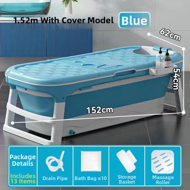 Kokkupandav vann täiskasvanutele, koduseks kasutamiseks, plastikust konstruktsioon, kogu keha aurutamine, istu- või lama-kujundus (Materjal: Plastik; Eesmärk: täiskasvanud; Koduses kasutuses; Kokkupandav)