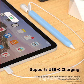 Protecție din silicon pentru Apple Pencil (USB-C) – rezistent la șocuri, magnetic, anti-amprente, uzură