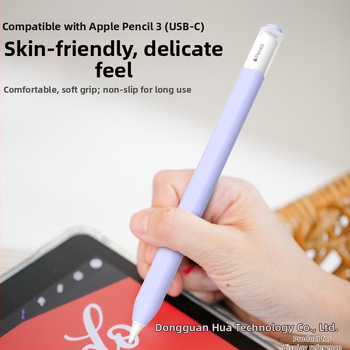 Protecție din silicon pentru Apple Pencil (USB-C) – rezistent la șocuri, magnetic, anti-amprente, uzură