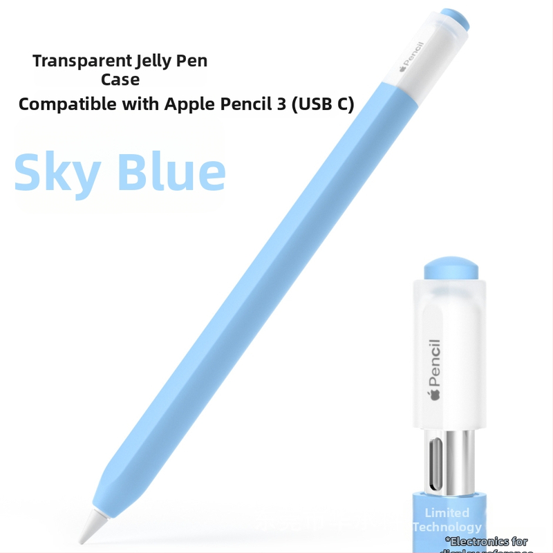 Protecție din silicon pentru Apple Pencil (USB-C) – rezistent la șocuri, magnetic, anti-amprente, uzură