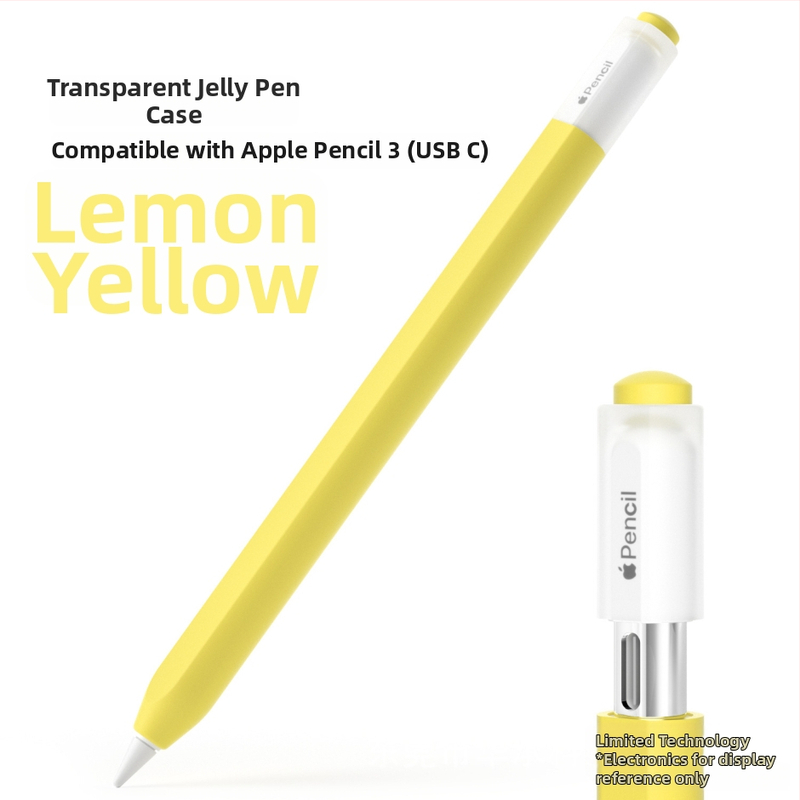 Protecție din silicon pentru Apple Pencil (USB-C) – rezistent la șocuri, magnetic, anti-amprente, uzură