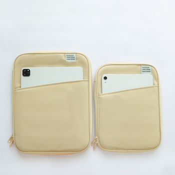 Husă pentru iPad cu design minimalist coreean, Material nylon, Respirabil, Impermeabil, Rezistent la uzură, Rezistent la șocuri