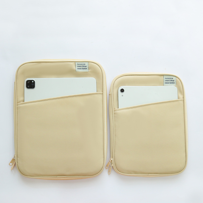 Husă pentru iPad cu design minimalist coreean, Material nylon, Respirabil, Impermeabil, Rezistent la uzură, Rezistent la șocuri