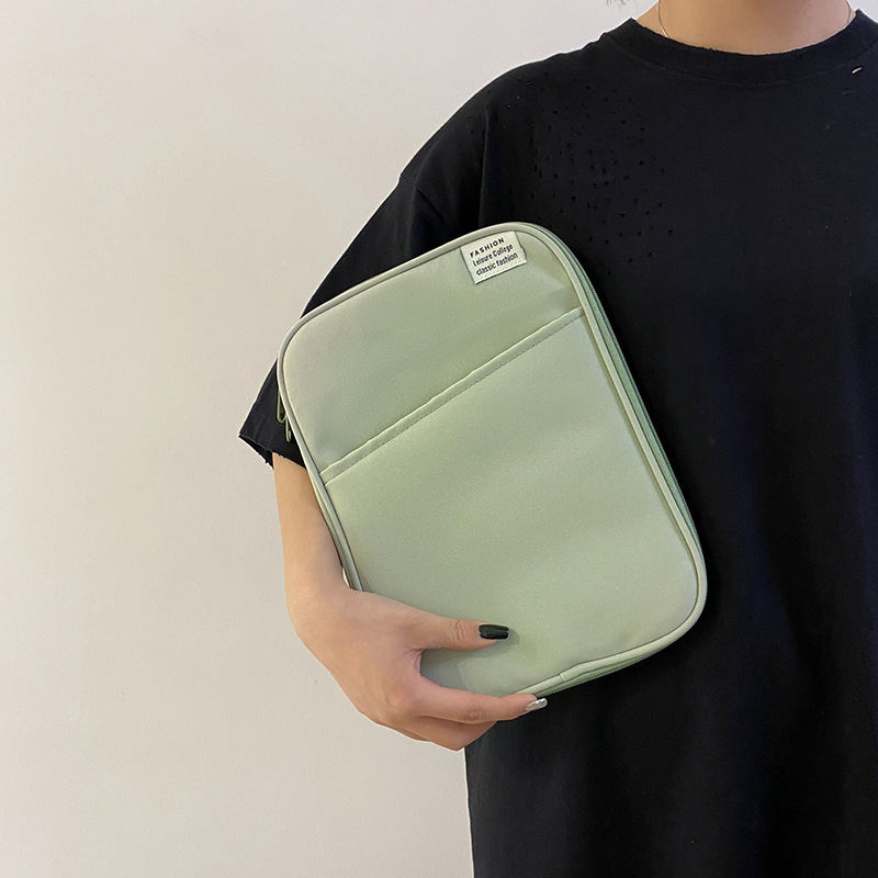 Husă pentru iPad cu design minimalist coreean, Material nylon, Respirabil, Impermeabil, Rezistent la uzură, Rezistent la șocuri