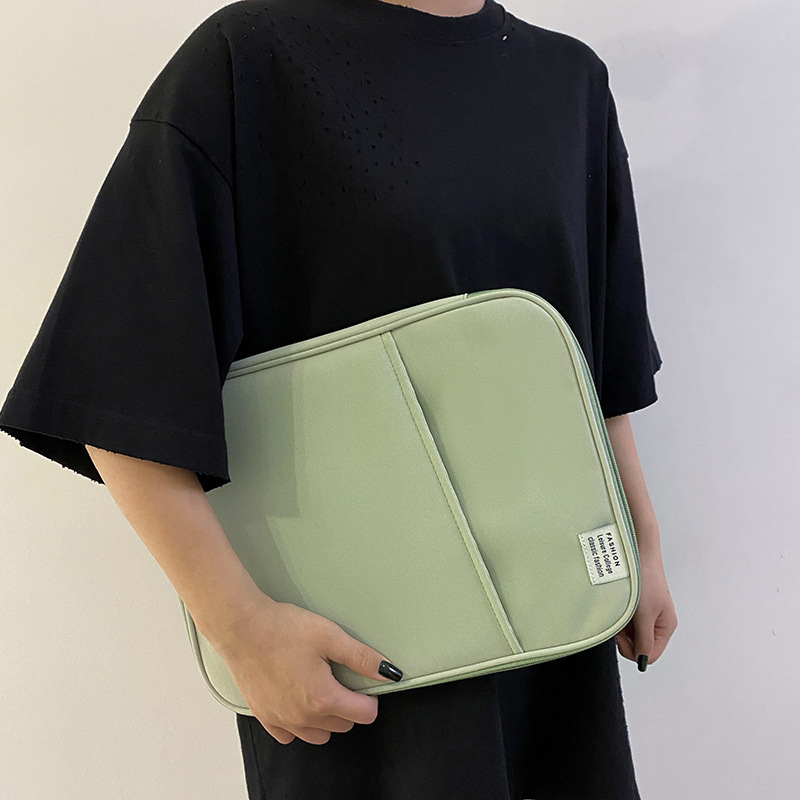 Husă pentru iPad cu design minimalist coreean, Material nylon, Respirabil, Impermeabil, Rezistent la uzură, Rezistent la șocuri