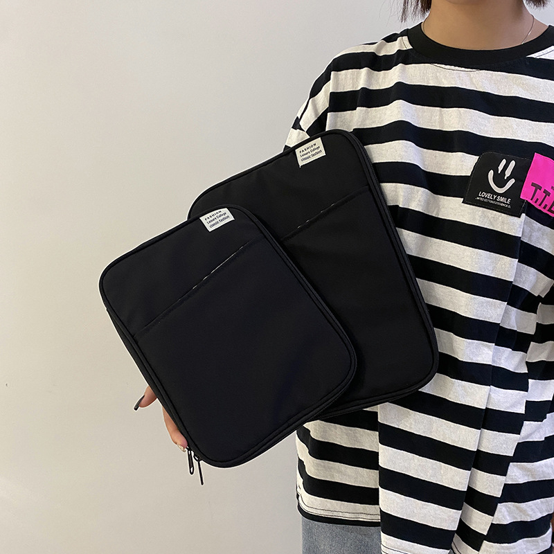 Husă pentru iPad cu design minimalist coreean, Material nylon, Respirabil, Impermeabil, Rezistent la uzură, Rezistent la șocuri