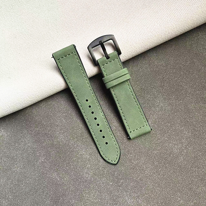 Gumeni silikon remen za sat s uzorkom Crazy Horse i kopčom s iglom, kompatibilan s Apple Watch, Huawei i Samsung