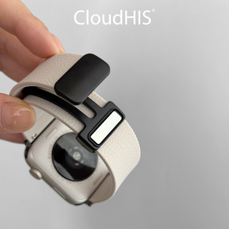 Silicijska magnetska narukvica za iWatch 9, kompatibilna s Apple Watch, preklopna kopča, broj proizvoda 023889, izdanje 2025