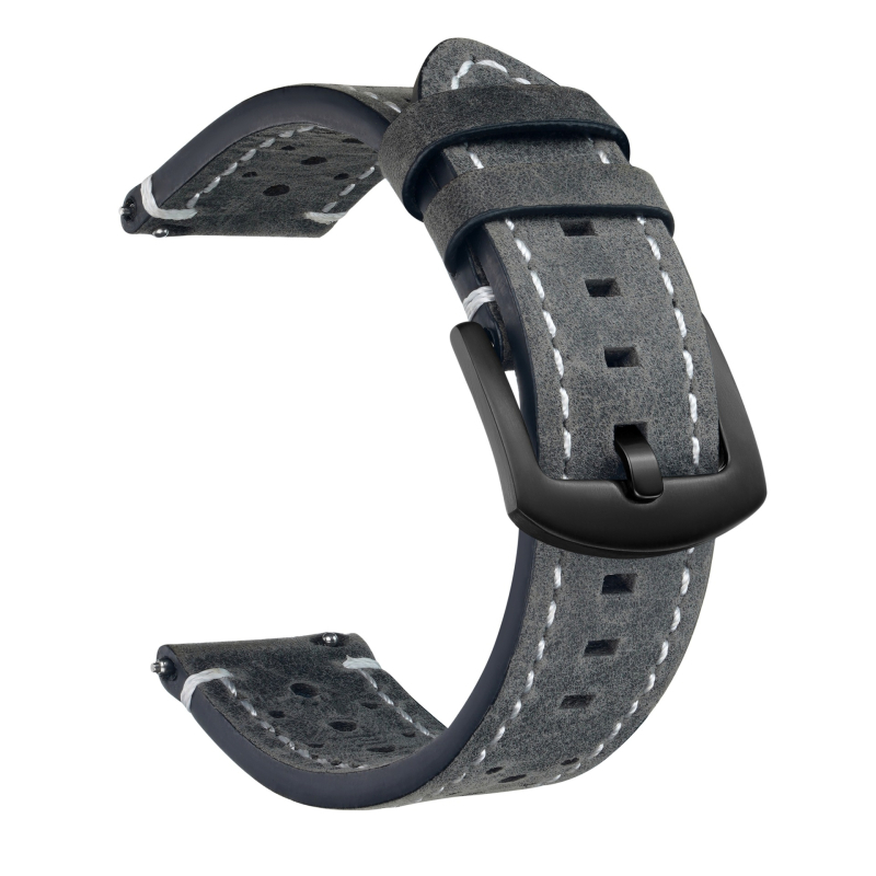 Vintage perforirana kožna narukvica Crazy Horse za Apple Watch, prirodna koža, jesen 2025