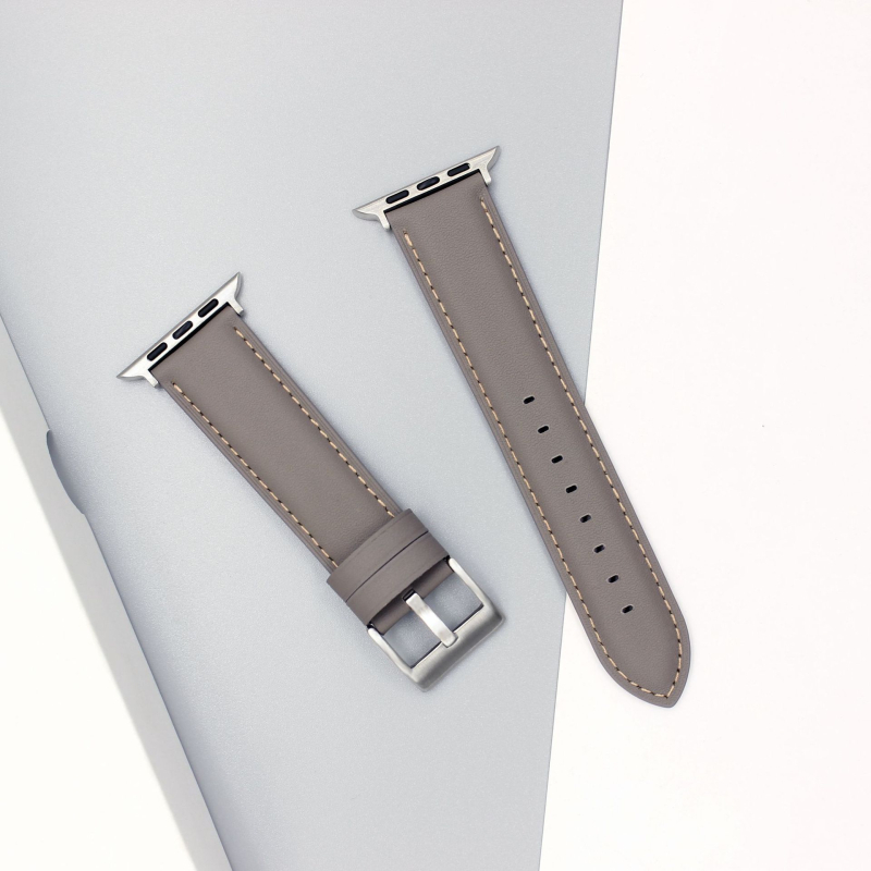 Λουρί από γνήσιο δέρμα για Apple Watch SE, κούμπωμα με καρφί, μοντέρνο στυλ