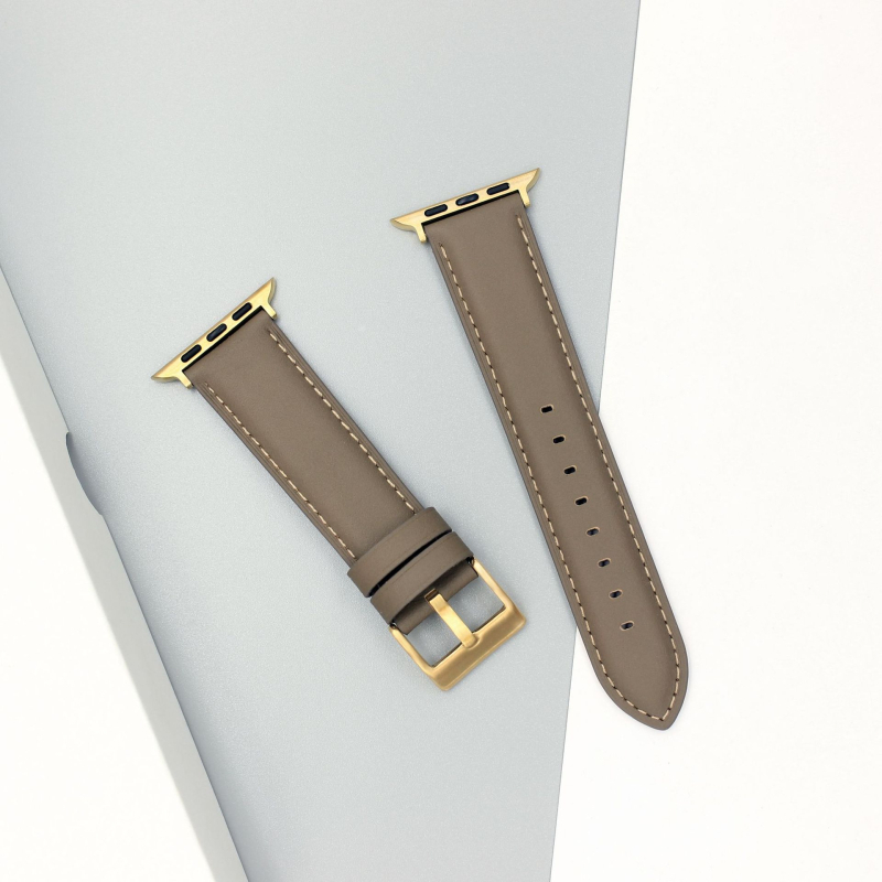 Λουρί από γνήσιο δέρμα για Apple Watch SE, κούμπωμα με καρφί, μοντέρνο στυλ