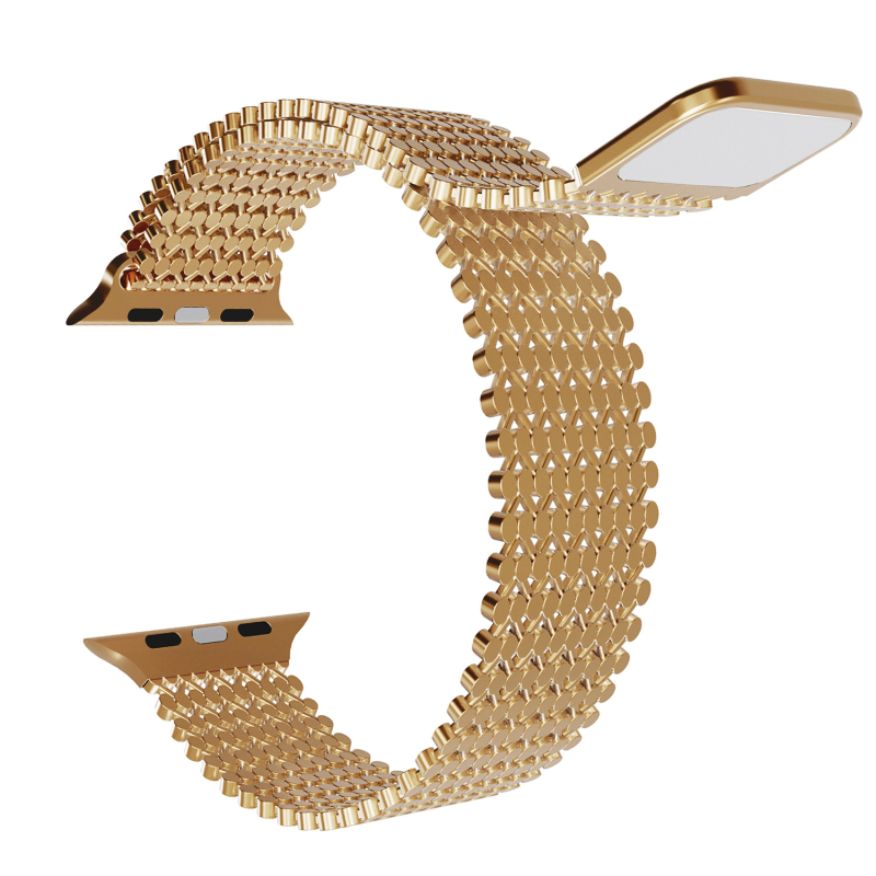 Brățară magnetică din oțel inoxidabil pentru smartwatch, lățime 20/22 mm, 30 g; compatibilă cu Apple Watch, Samsung, Huawei; stil modern