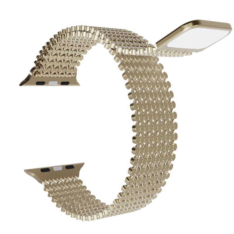 Brățară magnetică din oțel inoxidabil pentru smartwatch, lățime 20/22 mm, 30 g; compatibilă cu Apple Watch, Samsung, Huawei; stil modern