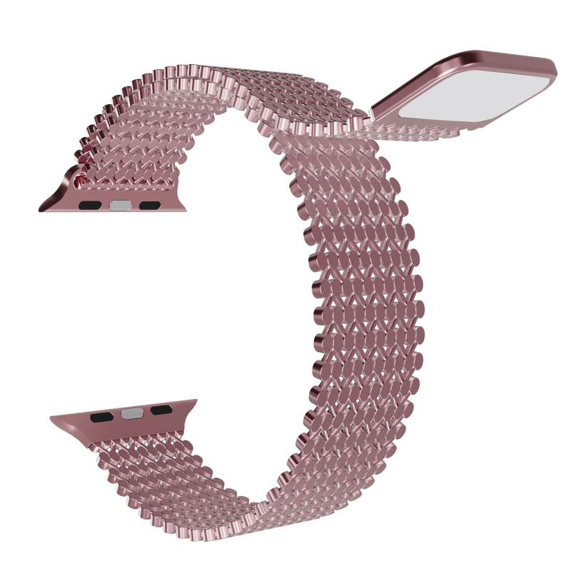 Brățară magnetică din oțel inoxidabil pentru smartwatch, lățime 20/22 mm, 30 g; compatibilă cu Apple Watch, Samsung, Huawei; stil modern