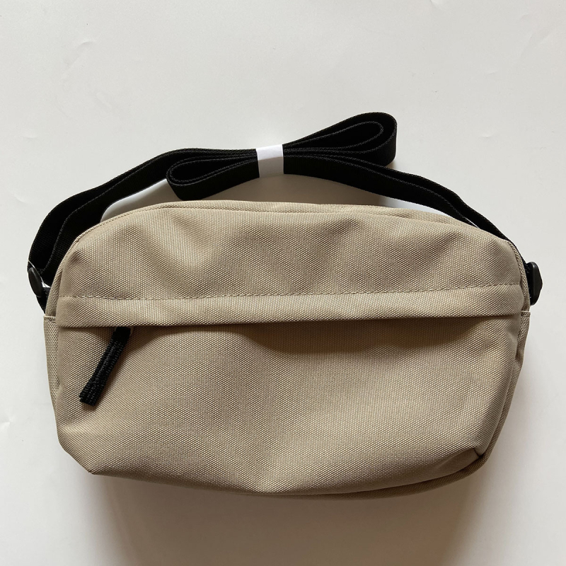 Crossbody torba - gradski stil, Oxford tkanina, horizontalni kvadratni oblik, zatvaranje zipom, džep za mobitel i džep za osobnu iskaznicu