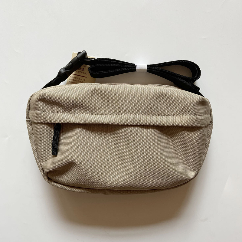 Crossbody torba - gradski stil, Oxford tkanina, horizontalni kvadratni oblik, zatvaranje zipom, džep za mobitel i džep za osobnu iskaznicu