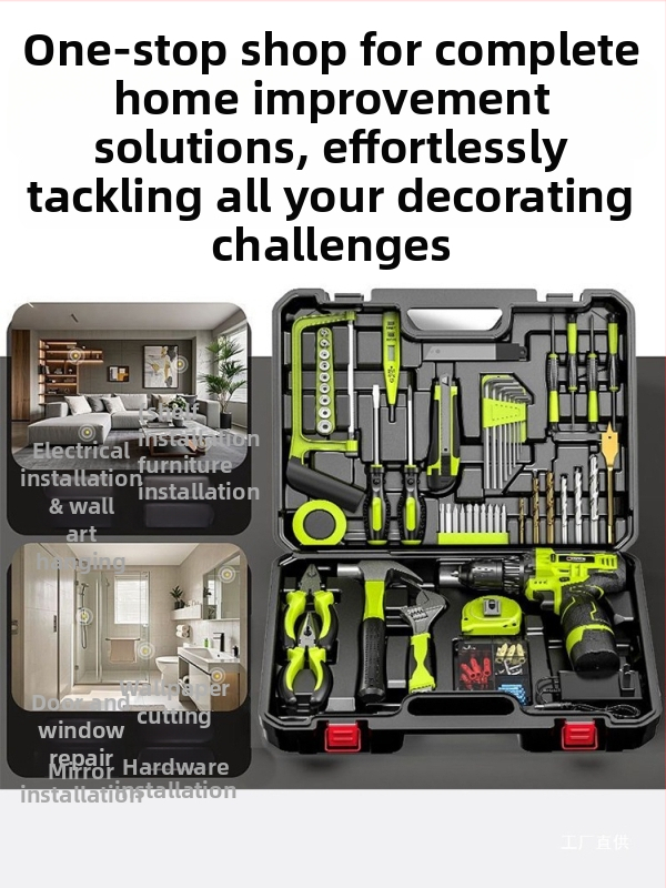 Háztartási szerszámkészlet – Többfunkciós szerszámkészlet demontáló eszközökhöz, 100+ darab, Termék szám ltao800251640136