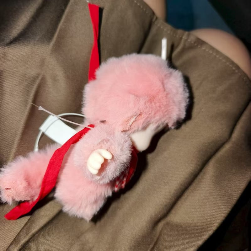 Μαιμού λούτρινο κρεμαστό – κοντό βελούδινο ύφασμα, γέμισμα PP βαμβάκι, παιδικό παιχνίδι