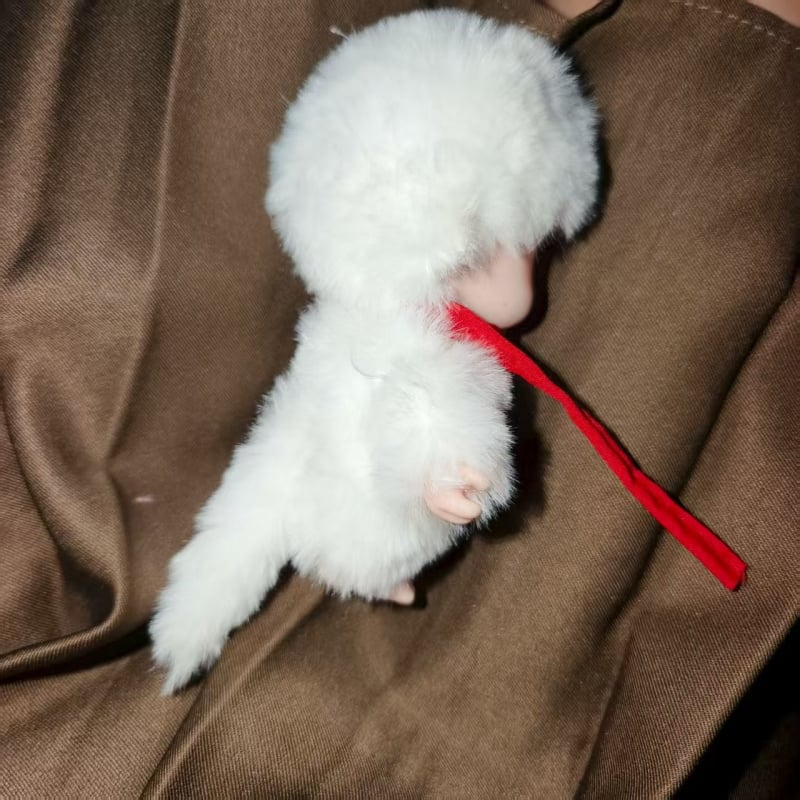 Μαιμού λούτρινο κρεμαστό – κοντό βελούδινο ύφασμα, γέμισμα PP βαμβάκι, παιδικό παιχνίδι