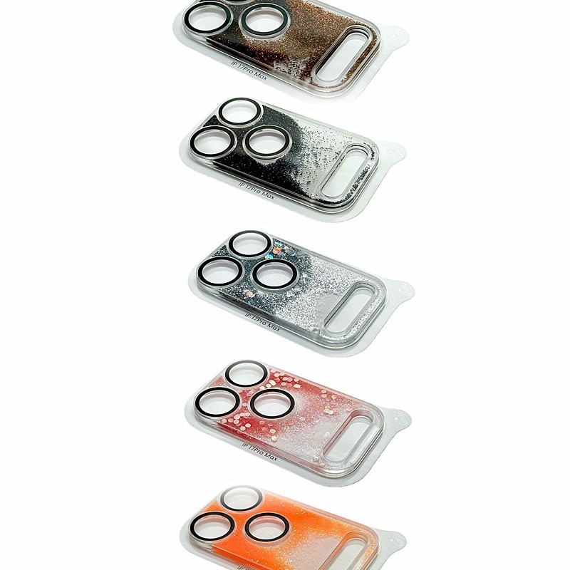 IPhone 17 Pro/Max kameru aizsargājošs films – stikla aizmugurējā filma, 3D QuickSand objektīvs, HD, pret skrāpējumiem, anti-reflektīvs, anti-pirkstu nospiedumi, pilna ekrāna aizsardzība