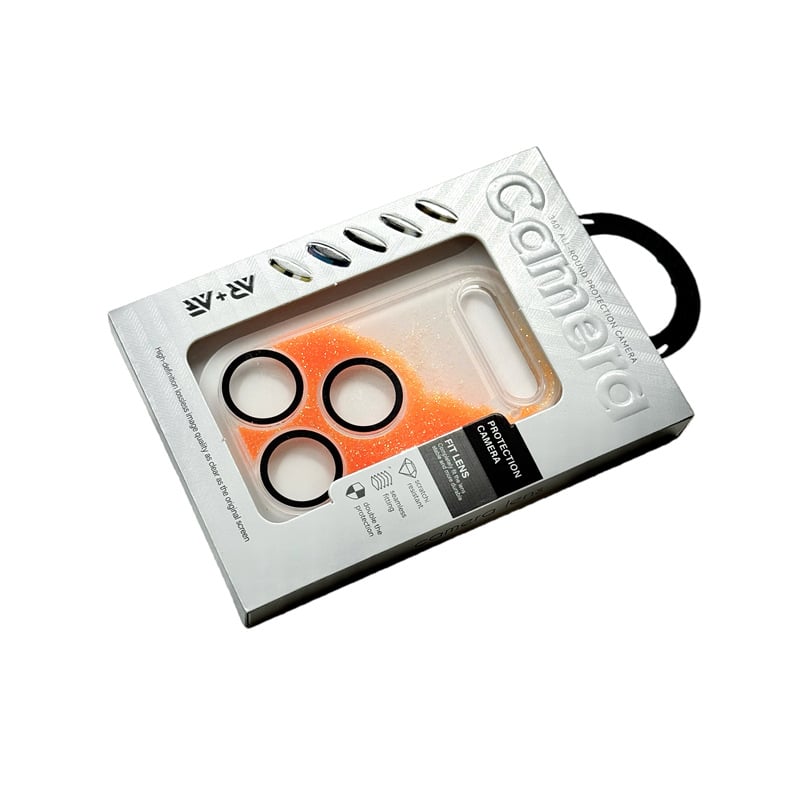 IPhone 17 Pro/Max kameru aizsargājošs films – stikla aizmugurējā filma, 3D QuickSand objektīvs, HD, pret skrāpējumiem, anti-reflektīvs, anti-pirkstu nospiedumi, pilna ekrāna aizsardzība