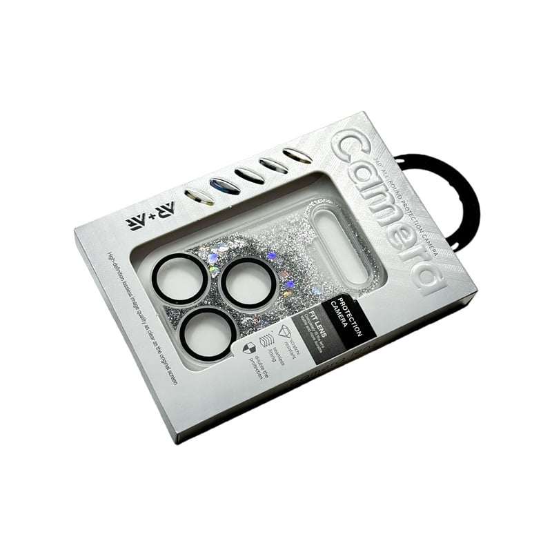 IPhone 17 Pro/Max kameru aizsargājošs films – stikla aizmugurējā filma, 3D QuickSand objektīvs, HD, pret skrāpējumiem, anti-reflektīvs, anti-pirkstu nospiedumi, pilna ekrāna aizsardzība