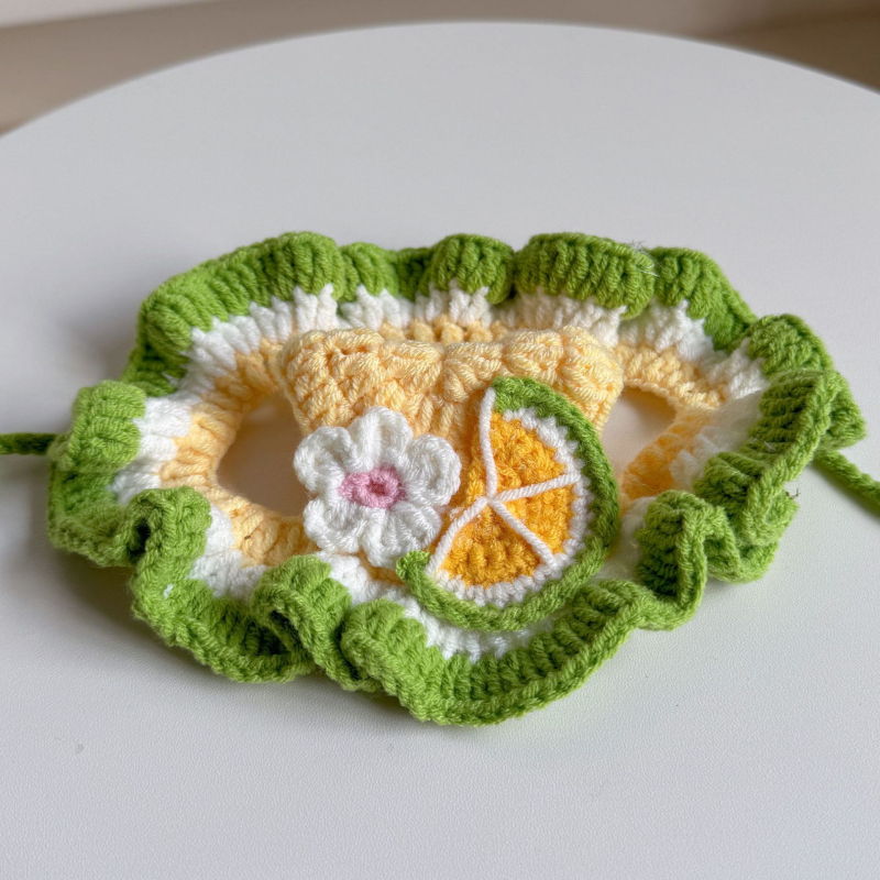 Háziállatok számára készült karikatúra mintás kötött sapka, gyapjúból, horgolt kivitelben, macskák és kutyák számára, négy évszakos használatra