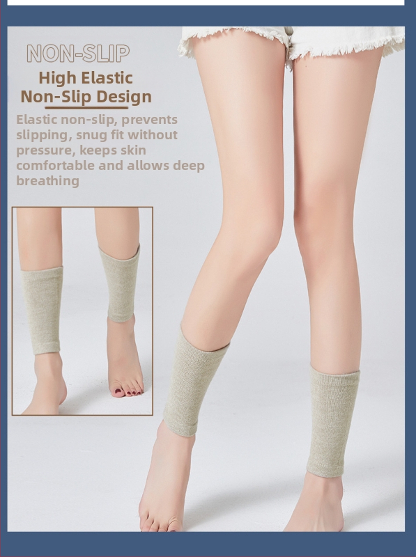 Kašmírové ponožky na ochranu členka s fleecovou podšívkou, elastické, unisex, ochrana členka a lýtka, teplé na jeseň-zimu
