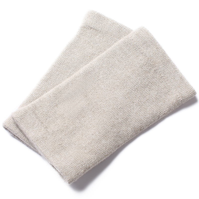 Șosete de protecție pentru gleznă din cașmir, căptușite cu fleece, elastice, unisex, protecție pentru gleznă și gambe, calde pentru toamnă-iarnă