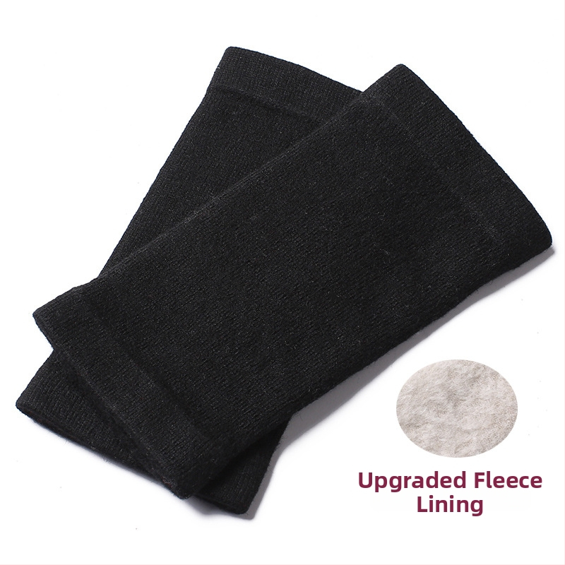 Kašmírové ponožky na ochranu členka s fleecovou podšívkou, elastické, unisex, ochrana členka a lýtka, teplé na jeseň-zimu