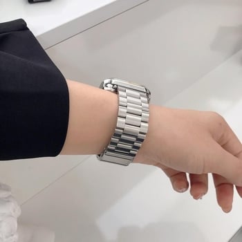 Apple Watch fém szíj speciális testreszabott interfésszel, kompatibilis az Apple Watch-szal