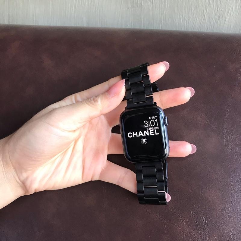 Apple Watch fém szíj speciális testreszabott interfésszel, kompatibilis az Apple Watch-szal