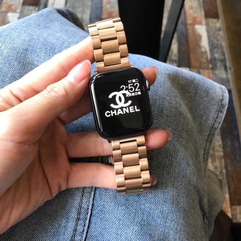 Apple Watch fém szíj speciális testreszabott interfésszel, kompatibilis az Apple Watch-szal