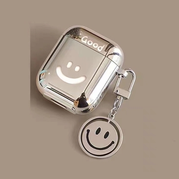 Кейс за AirPods Pro – мечешка тема, рисуван дизайн, TPU корпус с електроплатина, персонализиран карикатурен стил