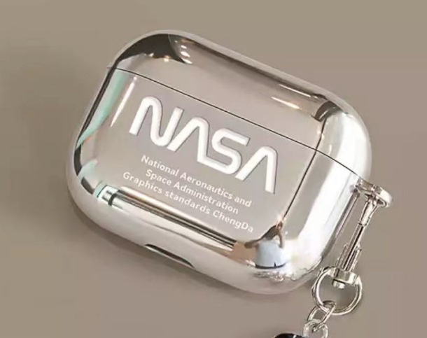 Кейс за AirPods Pro – мечешка тема, рисуван дизайн, TPU корпус с електроплатина, персонализиран карикатурен стил