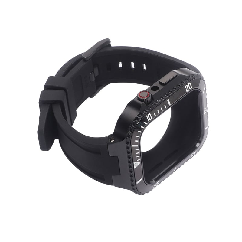 HUALIMEI kovový kryt na Apple Watch, kompatibilný so sériami 7/6/SE/5/4