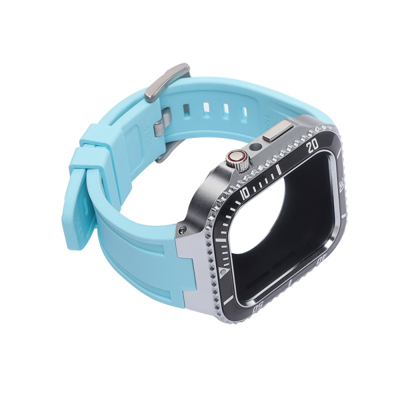 HUALIMEI kovový kryt na Apple Watch, kompatibilný so sériami 7/6/SE/5/4