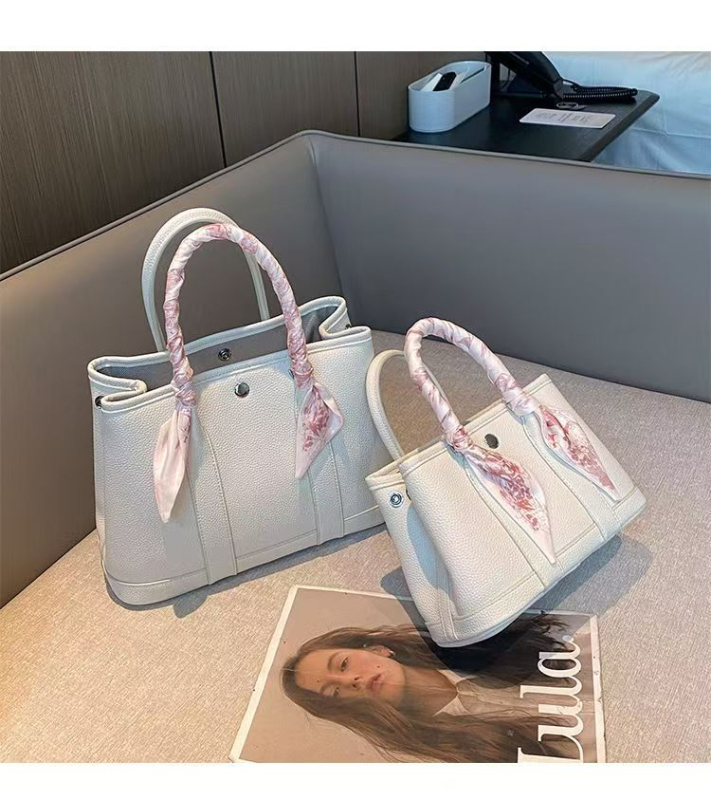 2025 novi stil garden bag od prave kože, tote torba velike kapacitete za žene