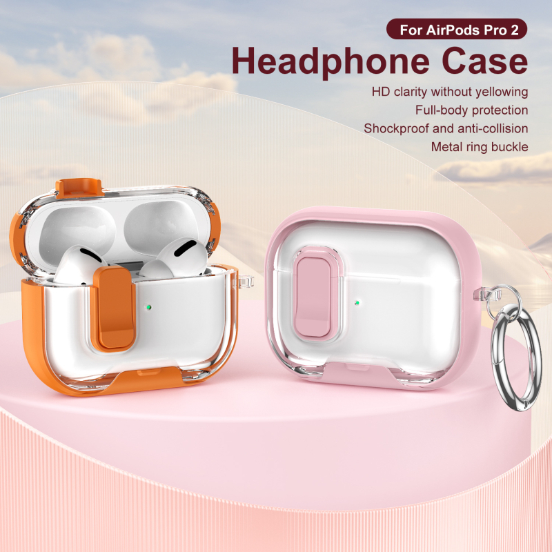 Калъф с магнитно заключване за AirPods 2-ро, 3-то, 4-то поколение и AirPods Pro 3 – универсален твърд корпус, покритие със спрей