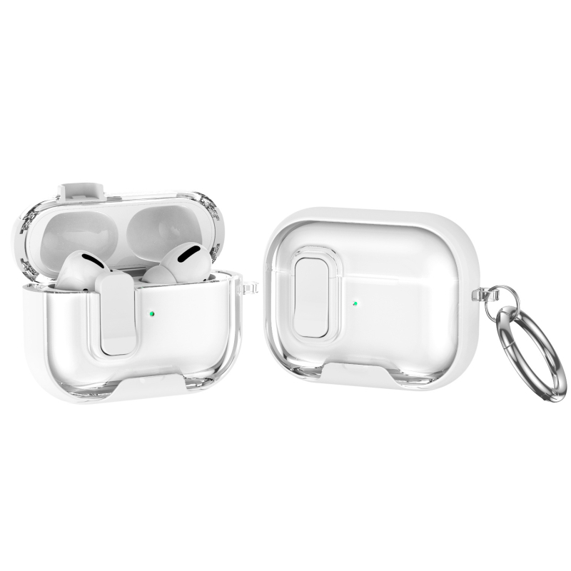 Калъф с магнитно заключване за AirPods 2-ро, 3-то, 4-то поколение и AirPods Pro 3 – универсален твърд корпус, покритие със спрей