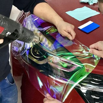 Che Shiya PVC film za farove i stražnja svjetla, prilagodljivo obrađivanje, lijepljena instalacija