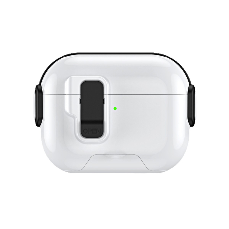 Калъф за AirPods Pro 3 – TPU+PC, многофункционален капак, Apple съвместим, модел ssd-07, инжекционно формован